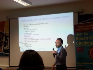 Ray Presents on Stigma