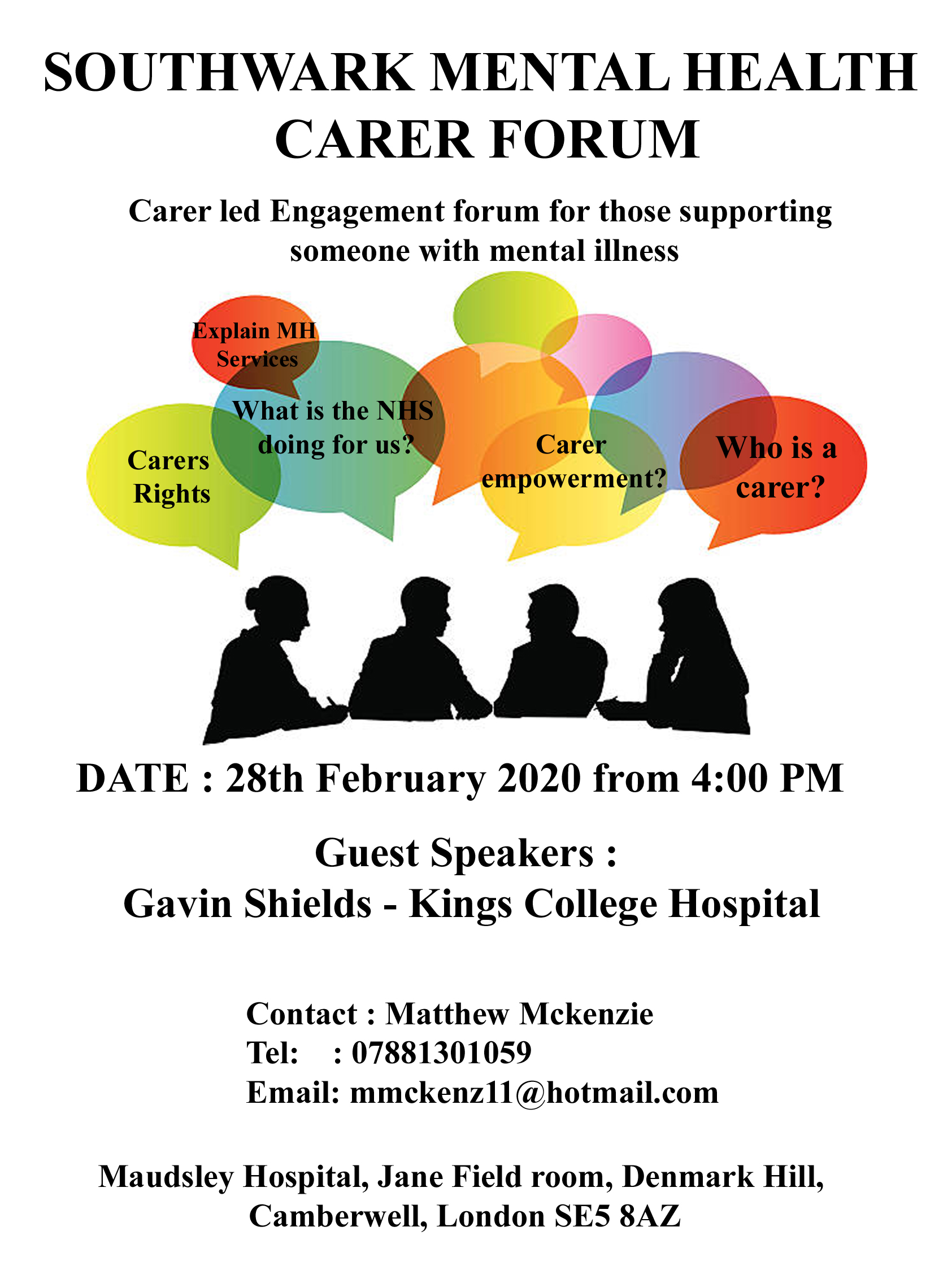 Southwark MH Carer forum v2